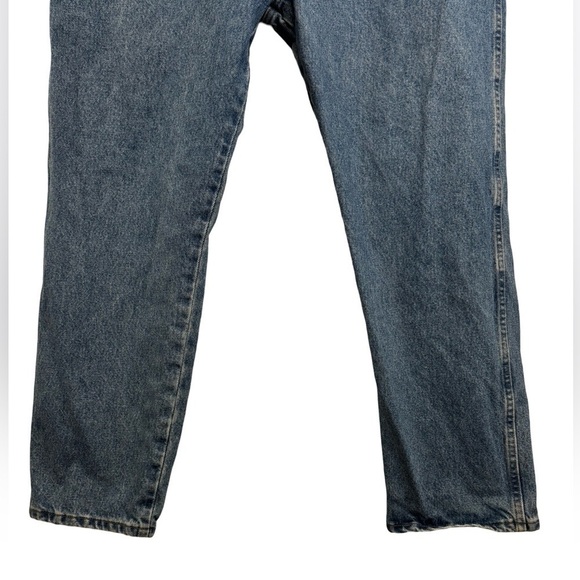 Rustler Big and Tall Straight Blue Jeans Size 42x30 ☀️ - Picture 6 of 16